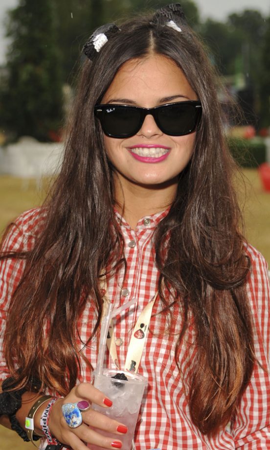 Bip Ling Adds Some Orange Dip-Dye Tones To The Bottom Of Her Hair For A Festival Look