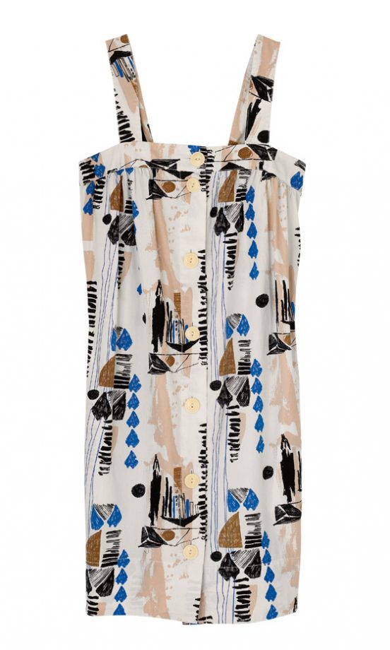 H&M Printed Strap Dress, £29.99 - In Store Only