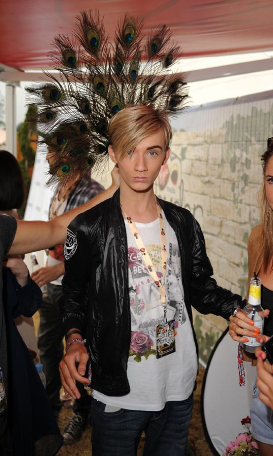 Harry Derbidge Parties At The Virgin Media Louder Lounge, V Festival 2011