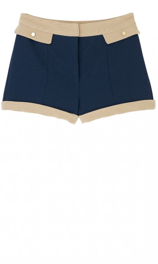 H&M Navy And Cream Shorts, £19.99 - In Store Only