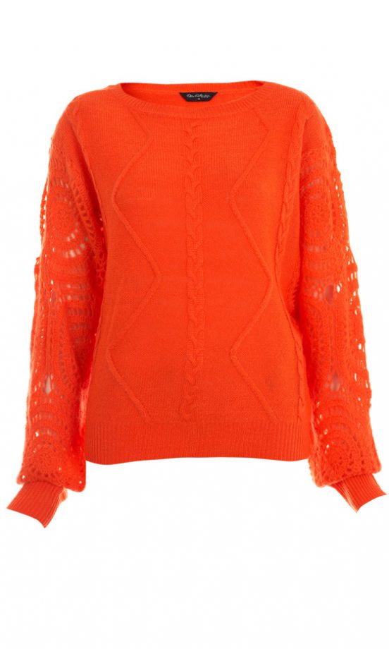 Miss Selfridge Crochet Batwing Top, £45