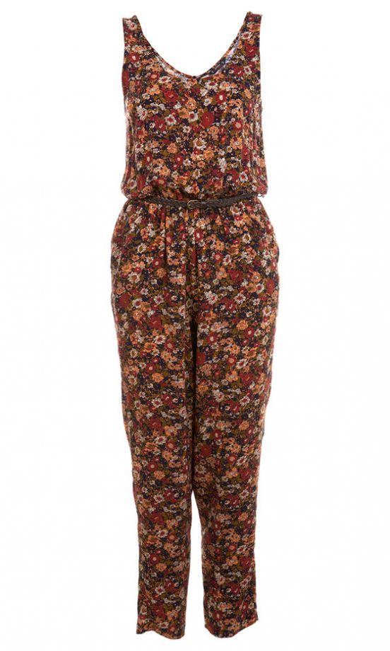Miss Selfridge Floral Belt Jumpsuit, £49