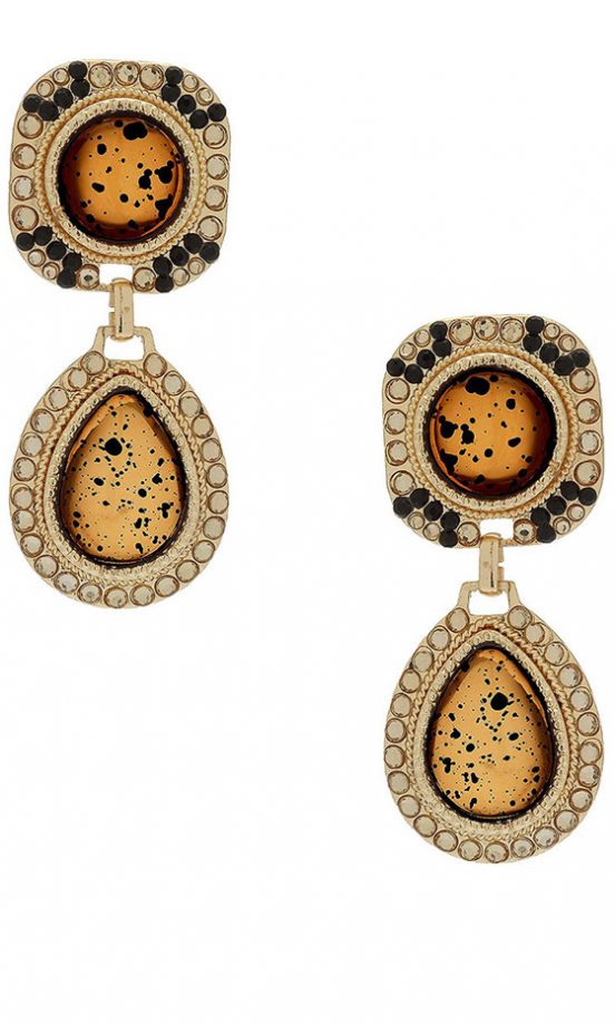 Miss Selfridge Bling Animal Studs, £18