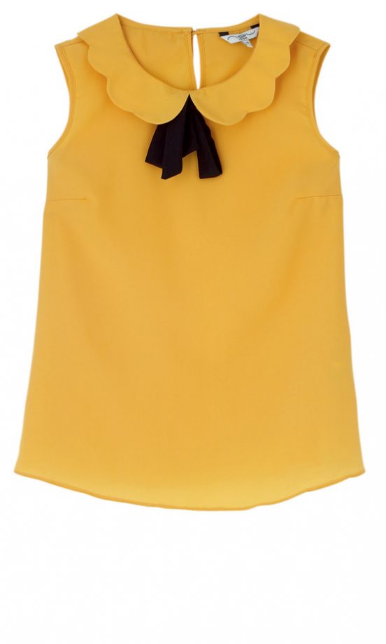 New Look Yellow Peter Pan Collar Top, £19.99 - In Store Only