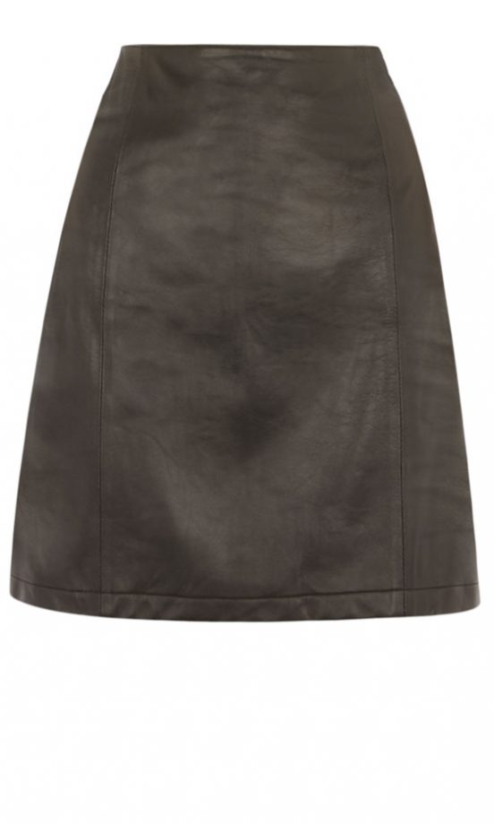 Oasis Pocket Detail Leather Skirt £80
