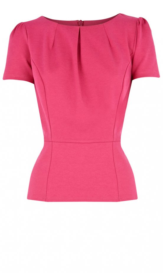 Oasis Peplum Top, £30