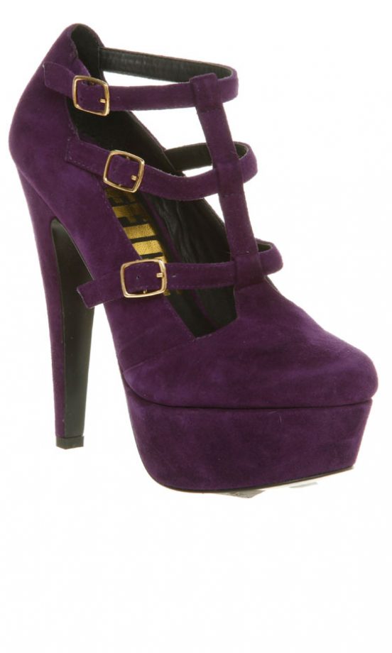 Office Artillery Purple Kid Shoe, £80