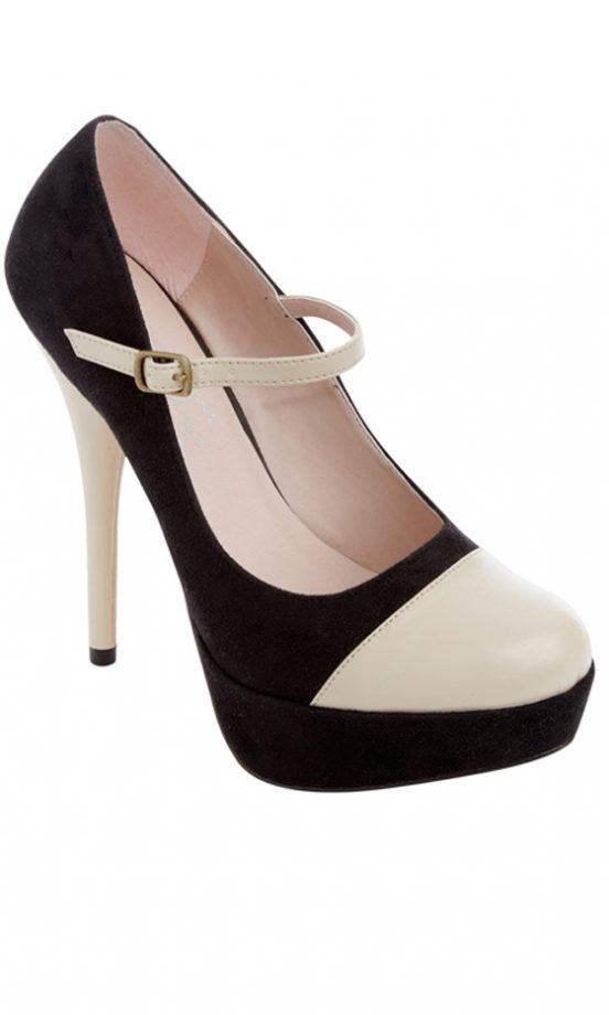 Peacocks Miriam Colour Block Dolly Shoes, £25