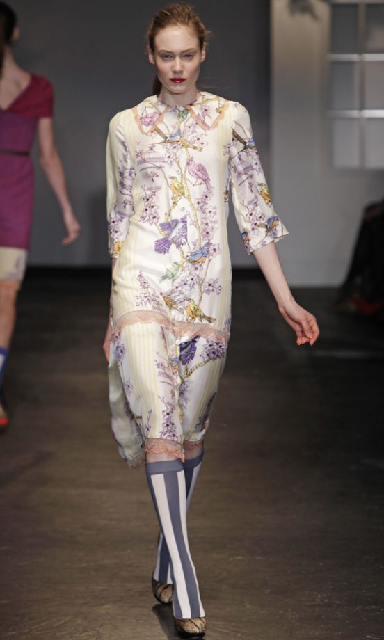 Pixie Geldof Gets Her Unique Dress Straight From Her Bezzie Mate, Henry Holland's Spring/Summer 2011 Collection