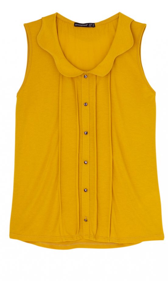 Primark Mustard Peter Pan Top, £6 – In Store Only