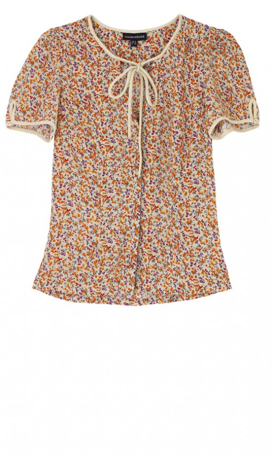 Warehouse Ditsy Print Blouse, £38