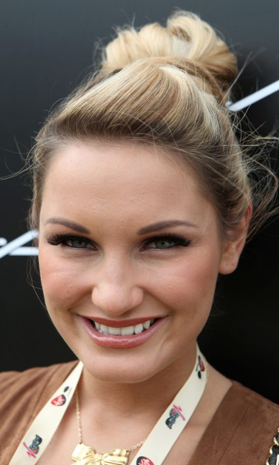 Sam Faiers Outside The MAC Tent At The Virgin Media Louder Lounge, V Festival 2011
