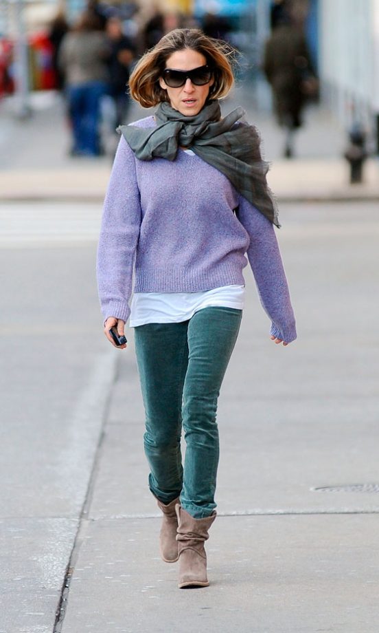 Sarah Jessica Parker Turns The School Run Into A Catwalk In New York, November 2010