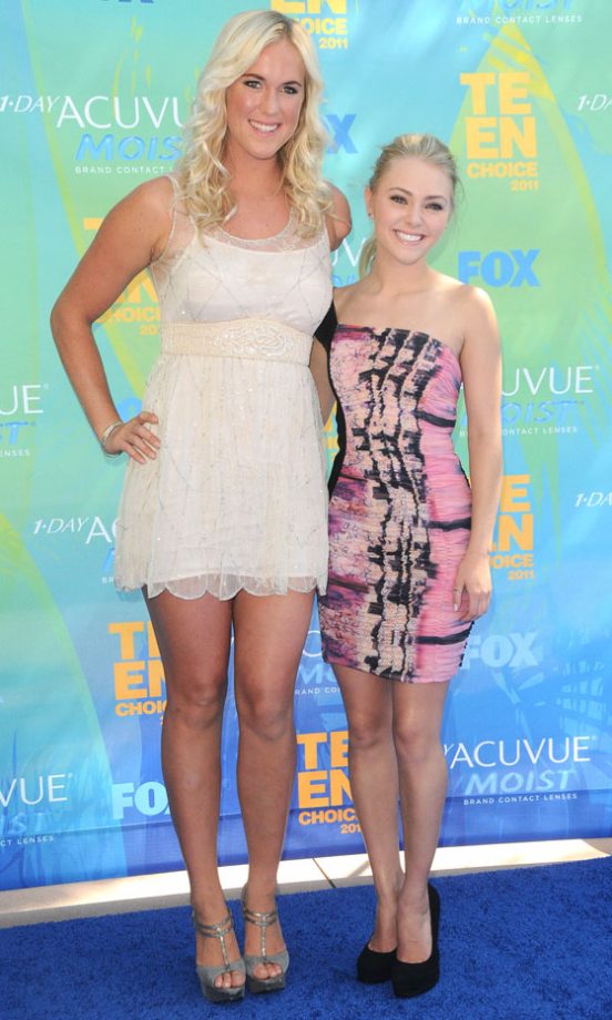 Bethany Hamilton And AnnaSophia Robb At The Teen Choice Awards, 2011
