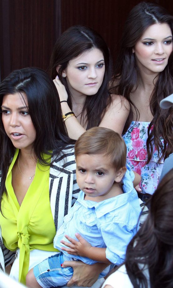 Kourtney Kardashian, Kylie Jenner, Kendall Jenner And Mason At The Bridesmaid Dresses Fittings Ahead Of Kim Kardashian's Wedding