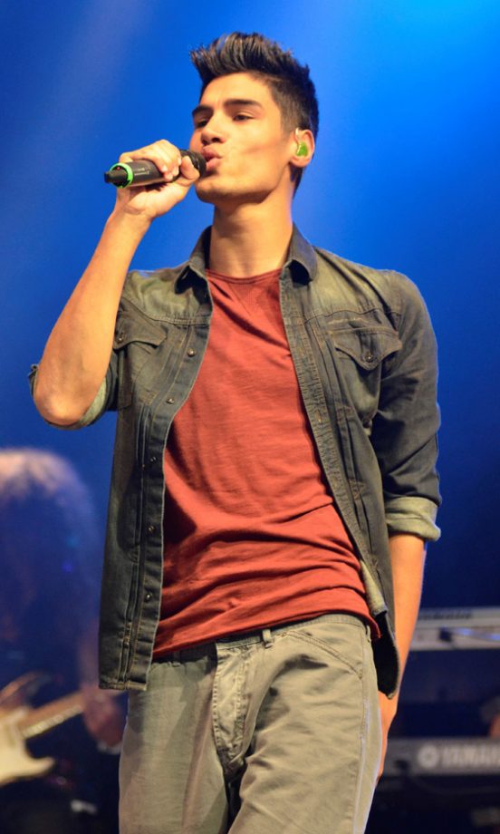 Siva Kaneswaran From The Wanted At V Festival 2011