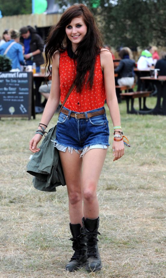 Sophie Powles At V Festival 2011