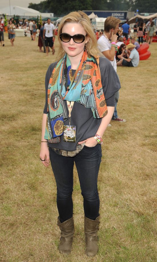Holliday Grainger Backstage At The Virgin Media Louder Lounge, V Festival 2011
