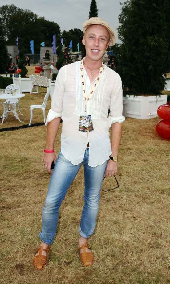 James Brown Backstage At The Virgin Media Louder Lounge, V Festival 2011