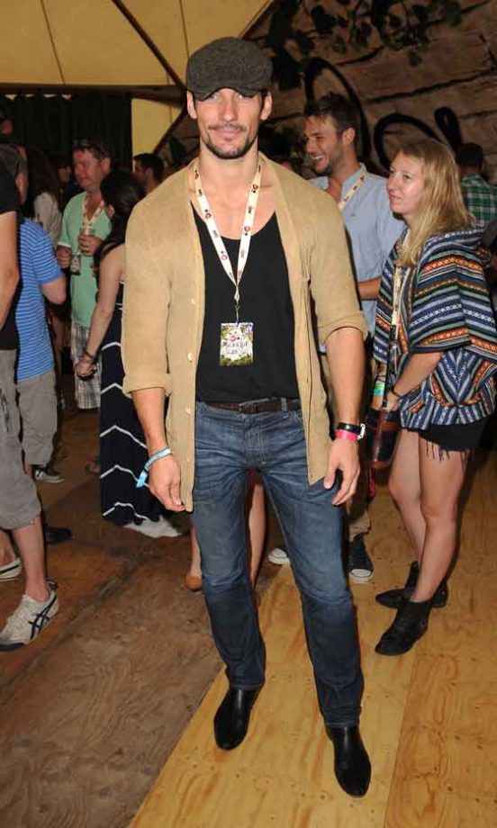 David Gandy Backstage At The Virgin Media Louder Lounge, V Festival 2011
