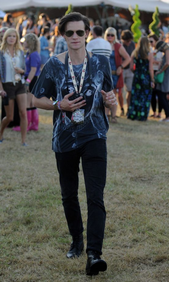 Matt Smith Backstage At The Virgin Media Louder Lounge, V Festival 2011