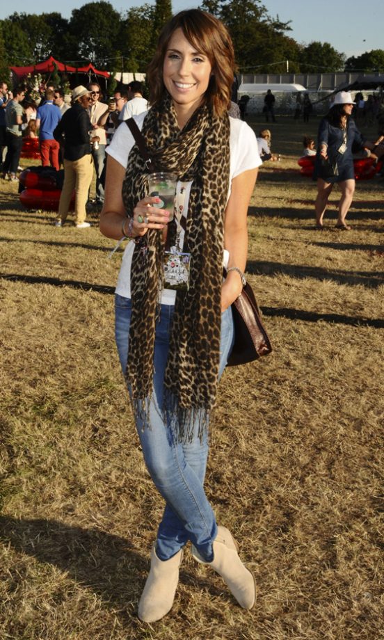 Alex Jones Backstage At The Virgin Media Louder Lounge, V Festival 2011