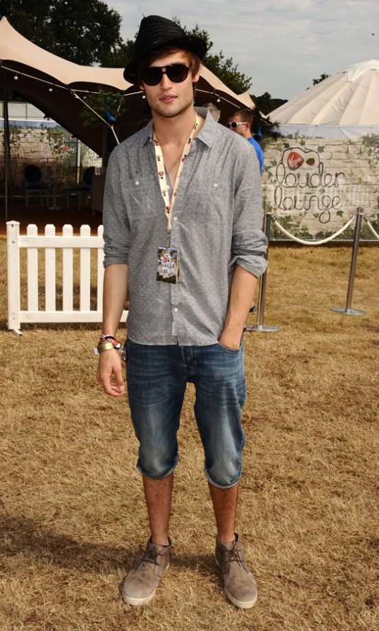 Douglas Booth Backstage At The Virgin Media Louder Lounge, V Festival 2011