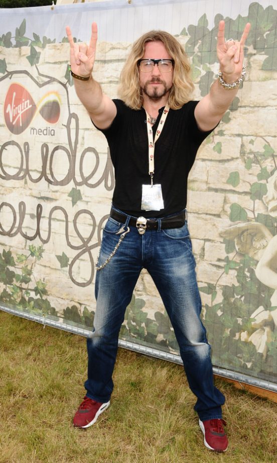 Justin Lee Collins Backstage At The Virgin Media Louder Lounge, V Festival 2011