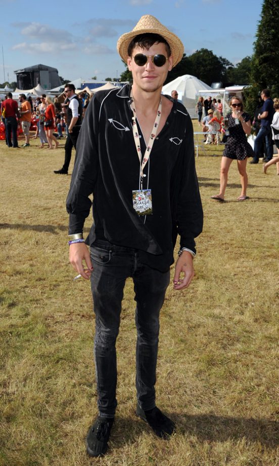 Jamie Burke Backstage At The Virgin Media Louder Lounge, V Festival 2011