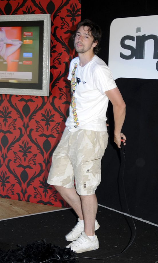 Ralf Little Backstage At The Virgin Media Louder Lounge, V Festival 2011