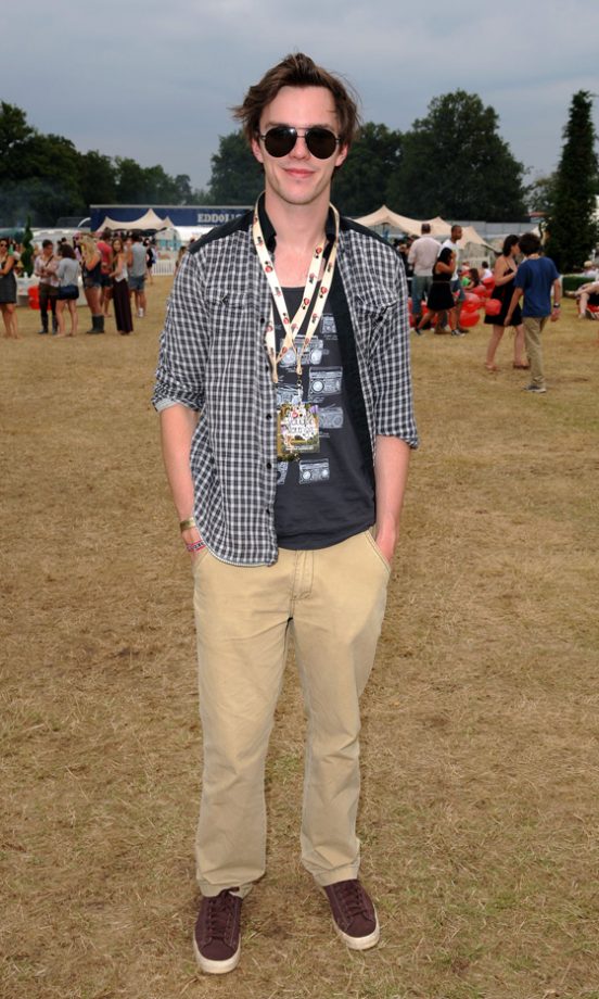 Nicholas Hoult Backstage At The Virgin Media Louder Lounge, V Festival 2011