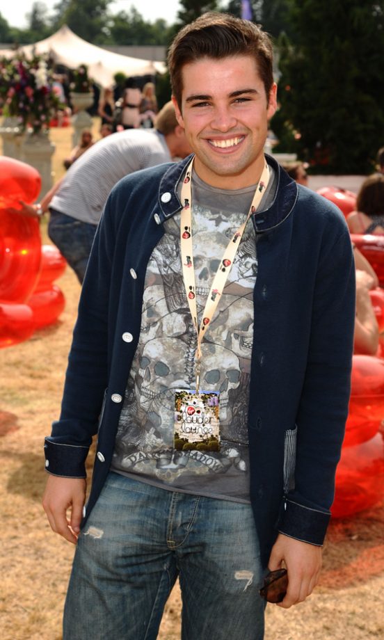 Joe McElderry Backstage At The Virgin Media Louder Lounge, V Festival 2011