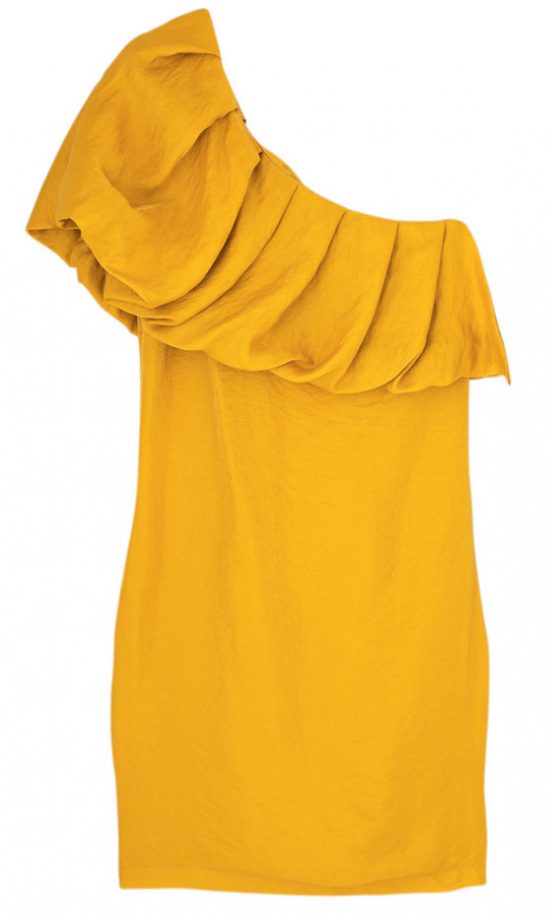 River Island Yellow Asymmetric Dress, £45 - In Store Only