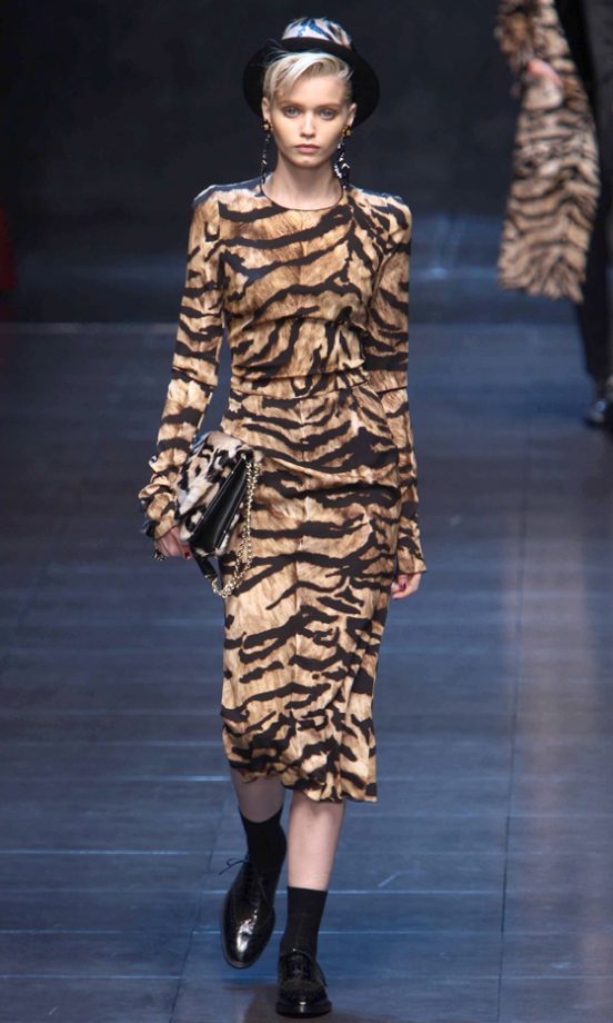 We've Seen This Before Rosie Huntington-Whiteley! On The Dolce & Gabbana Autumn Winter 2011 Catwalk