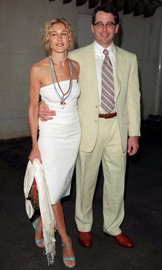 Sarah Jessica Parker And Matthew Broderick At Talk Magazine Launch Party, 1999