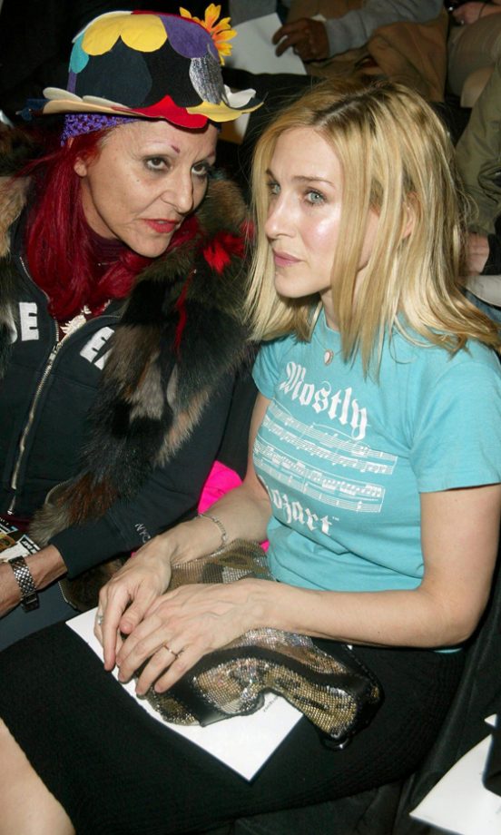 Sarah Jessica Parker And Patricia Field At The Narciso Rodriguez Autumn/Winter Fashion Show, 2003