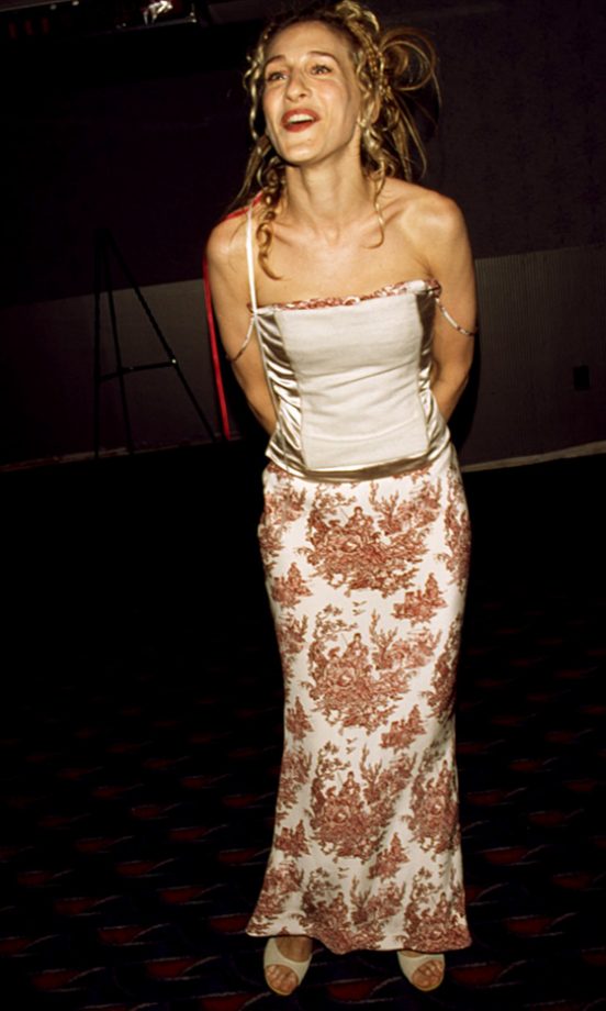 Sarah Jessica Parker At The Preview Of 'Sex and the City' In New York, 1998