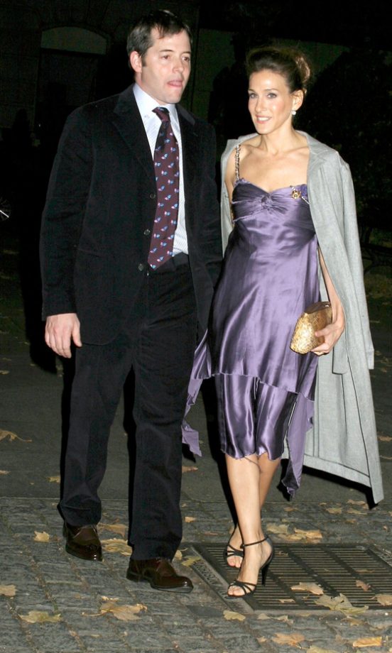 Sarah Jessica Parker And Matthew Broderick Out And About In New York, 2004