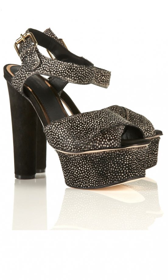 Topshop Podium Cross Over Platform Shoes, £110