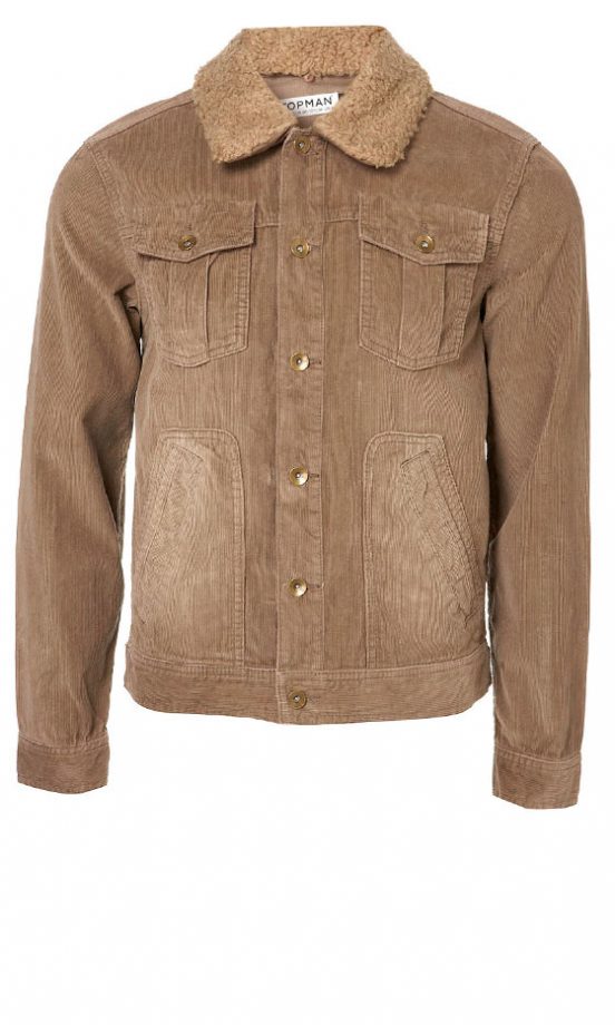 Topman Brown Corduroy Jacket, £50