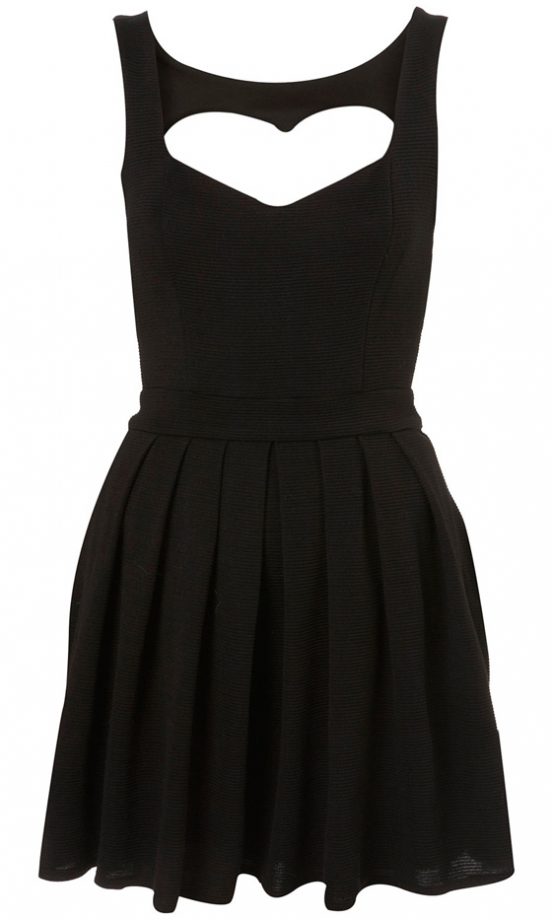 Topshop Ribbed Heart Back Prom Dress By Dress, £55