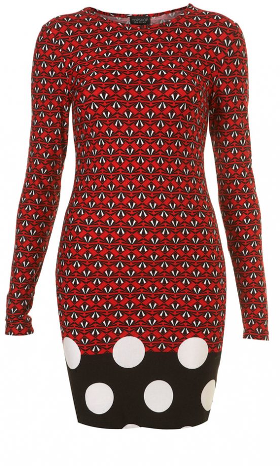 Topshop Spot Dress, £30 - In Store Only