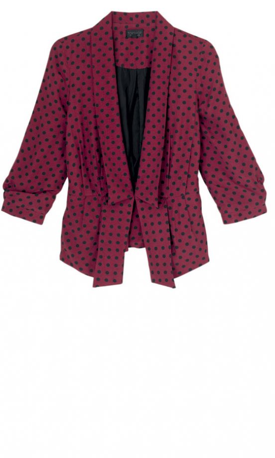 Topshop Spot Print Jacket, £55