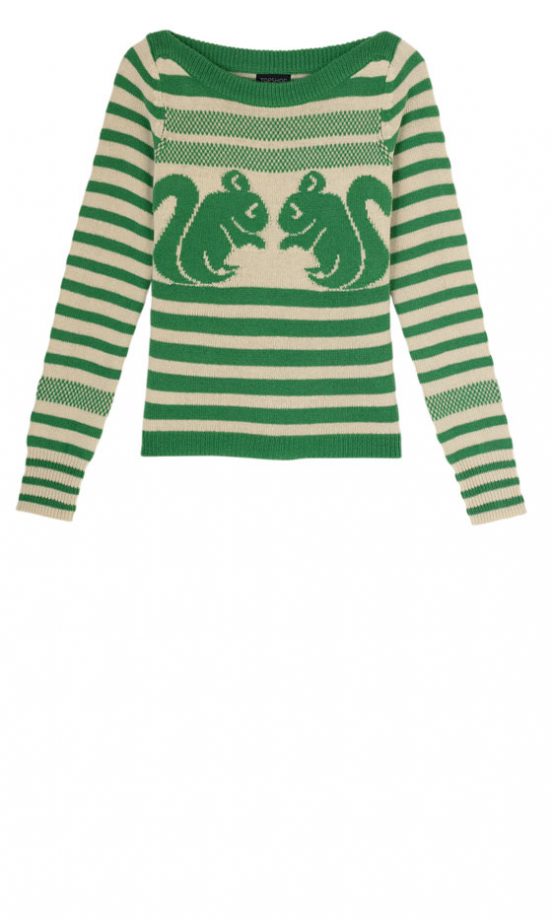 Topshop Green And Beige Jumper, £42 - In Store Only