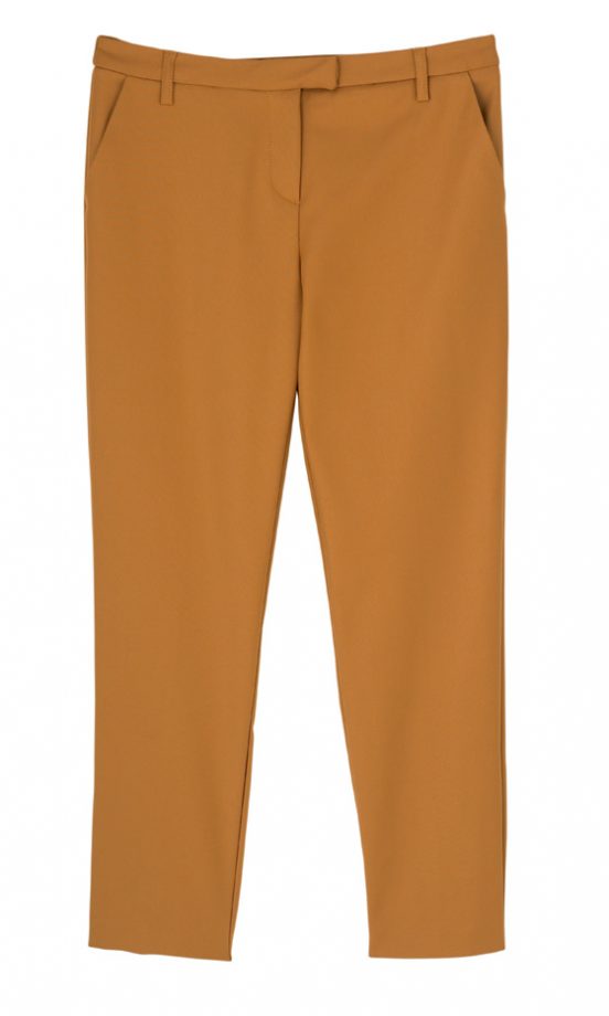 Topshop Mustard Ankle Grazer Trousers, £38