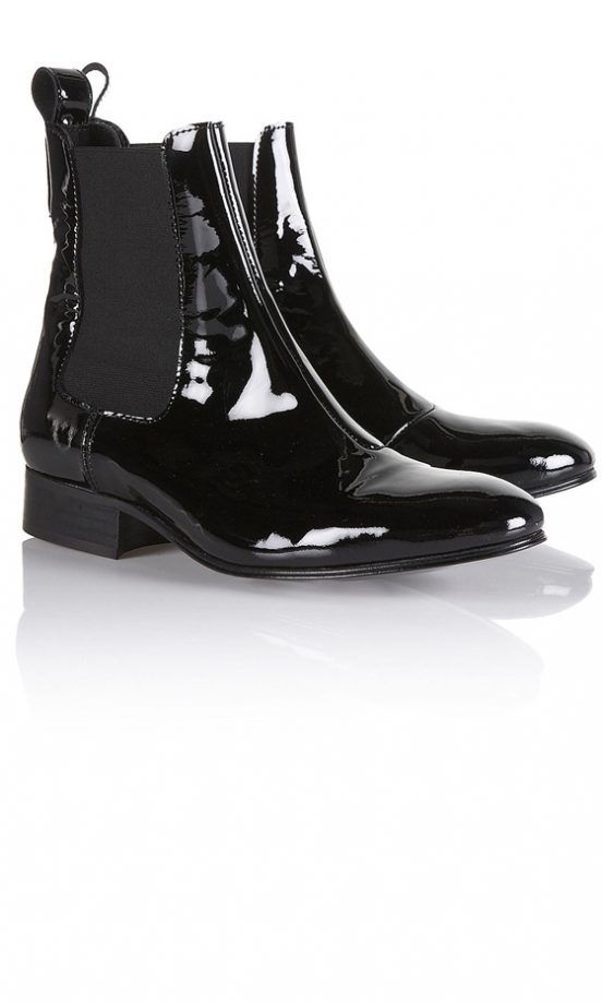 Topshop Patent Chelsea Boots, £75