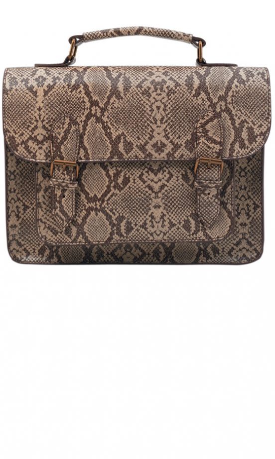 Urban Outfitters Python Old School Satchel Bag, £48