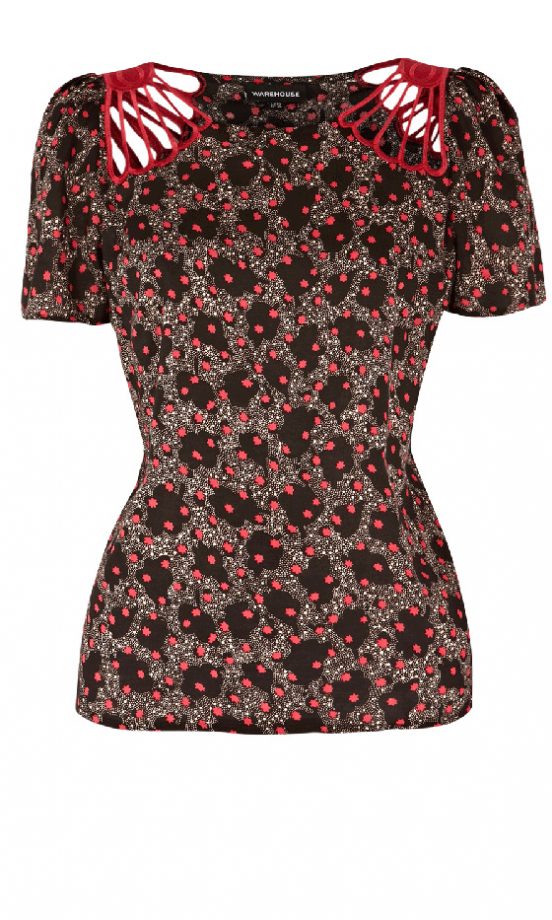 Warehouse Printed Top, £40