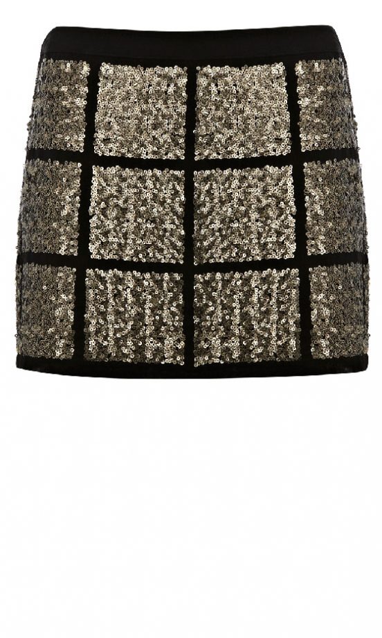Warehouse Square Sequin Skirt, £55