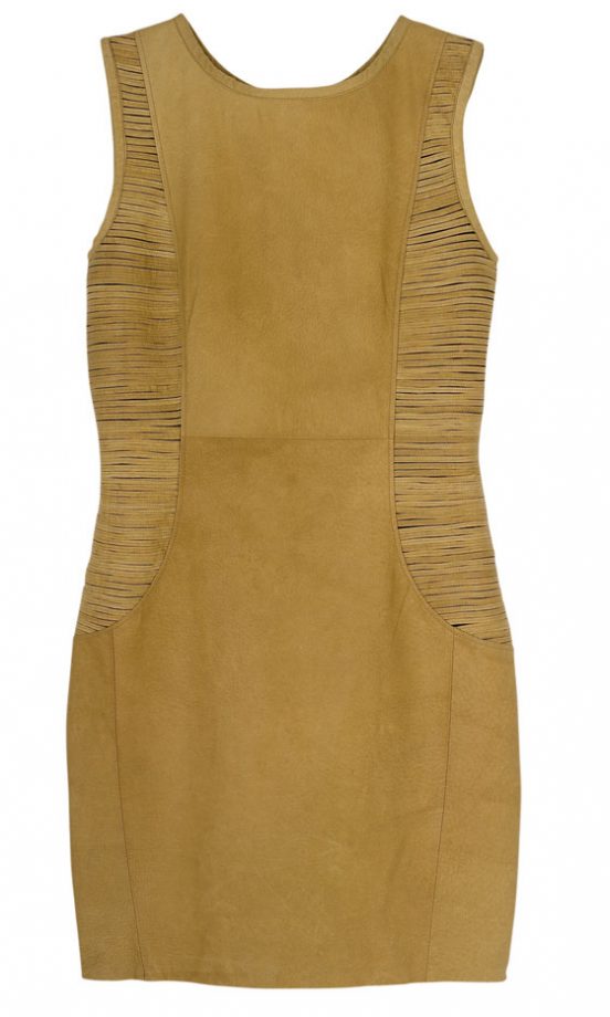 Warehouse Fringe Detail Leather Dress, £120